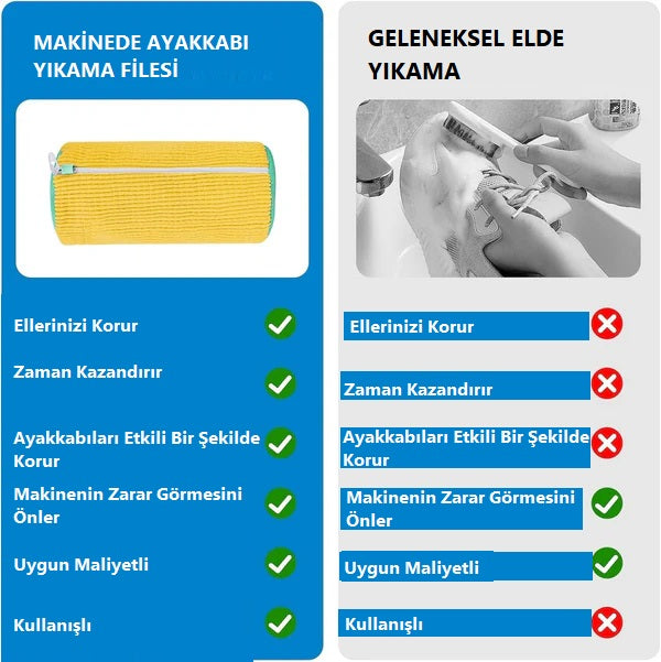 Seferah.com™ Ayakkabı Yıkama Filesi